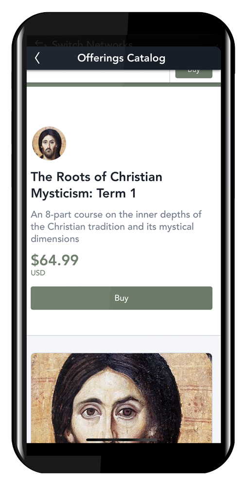 WCCM course sales page on mobile